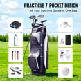 thumbnail image 4 of VEVOR 36” Golf Cart Bag 14 Way Organizer Divider Top Multiple Pockets Pick Color, 4 of 9