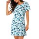 thumbnail image 2 of Disketp Cute Shark para Camisón Corto de Manga Corta para Mujeres, Camisón Cómodo con Escote Redondo, Bonito y Confortable, 2 of 6