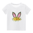 thumbnail image 2 of Qiopertar Haut à Manches Courtes Imprimé Col Rond Mignon Mode pour Enfants Garçons Filles en Solde à Moins de 5$ en Solde, 2 of 6
