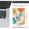thumbnail image 2 of SHIQI-Small Mouse Pad, Mini Mouse Pad 6 X 8 Inch with Non-Slip Rubber Base for Keyboard Tray Laptops Wireless Mouse Home Office Travel, Washable & Portable (Modern Abstract Leaves), 2 of 4