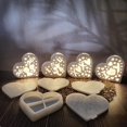 thumbnail image 2 of Hollow Splicing Love Silicone Mold DIY Light Hearts Various Selectable Lettering Casting Mold Light Heart For LED Light Chain, 2 of 4