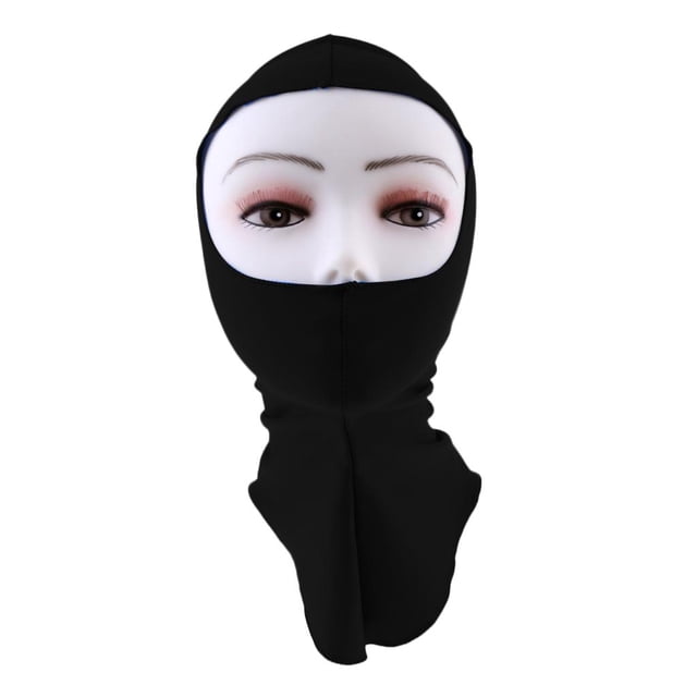 Snorkeling Swim Mascarilla Protección solar Cabeza transpirable Protector solar Negro shamjiam Gorro de natación para esnórquel