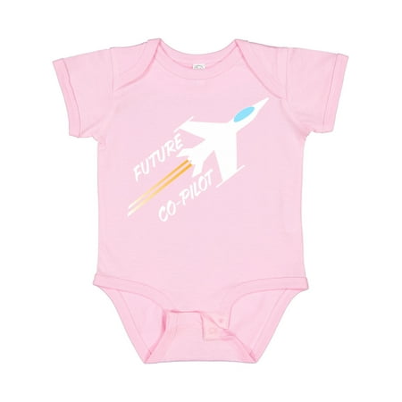 

Inktastic Future Co-Pilot Jet in Flight Gift Baby Boy or Baby Girl Bodysuit