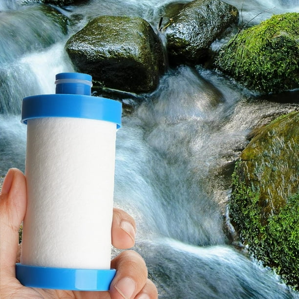 Purificador de Agua con Prefiltro | Cartucho de Filtro Pp | Filtro de Agua de Grifo de Plástico Azul | Elimina Impurezas y Metales Pesados | Fácil Instalación para Agua Del Grifo, Ducha, Lavadora, Ca