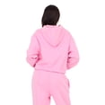 thumbnail image 4 of Forever 21 Women's Bright Pink Loungewear Cropped Hoodie, Elastic Hem Design for Cozy Lounging, XL, 4 of 6