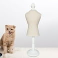 thumbnail image 1 of Forma de vestido de perro Maniquí Vestido de mascota Soporte de exhibición Cadena de joyería Titular de exhibición Ropa de perro de madera Exhibición S No Levantable, 1 of 8
