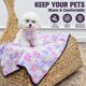 thumbnail image 4 of Liangnv 1 paquete de 2 mantas mullidas para perros: manta de lana premium súper suave y cálida para mascotas con estampado de patas, mantas impermeables para cachorros para perros pequeños y medi, 4 of 5
