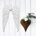 thumbnail image 4 of Angel Wings Wall Decoration, Antique Hanging Metal Angel Wings Wall Décor with Heart Decorative Angel Wings Wall Sculpture Indoor Outdoor Wall Decor Hanging for Home Bedroom Living Room Garden, 4 of 7