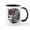 White/Black Inside, variant on CafePress - Lace Wolf Mug - 11 oz Ceramic Mug - Novelty Coffee Tea Cup
