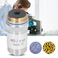 thumbnail image 3 of Achromatic Microscope Objective 40X High Magnification 20.2mm Interface Standard RMS Silver For Microscope Accessories Microscope, 3 of 8