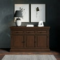 thumbnail image 4 of Maven Lane Theo Traditional Wooden Sideboard in Antiqued Brown Finish, 4 of 7