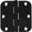 Antique Nickel, variant on 3.5" x 5/8R Solid Brass Hinge 2/pk - Polished Brass
