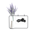 thumbnail image 1 of La silueta de la motocicleta modelo mecanico Tarjeta de jarrón de lavanda artificial, 1 of 3