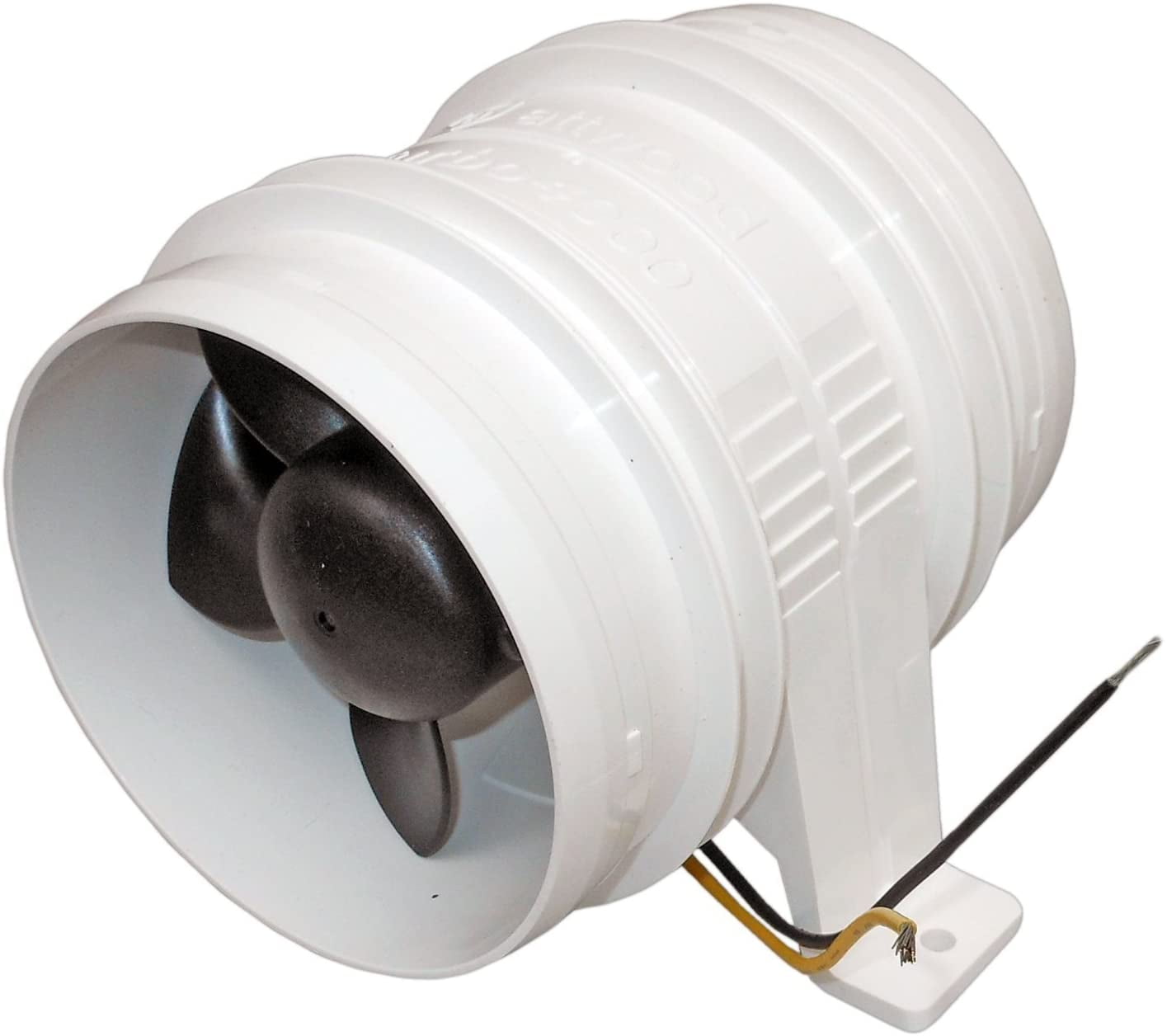 1749-1 Attwood Turbo 4000 In-Line Blowers White 4 inches FO-2836 