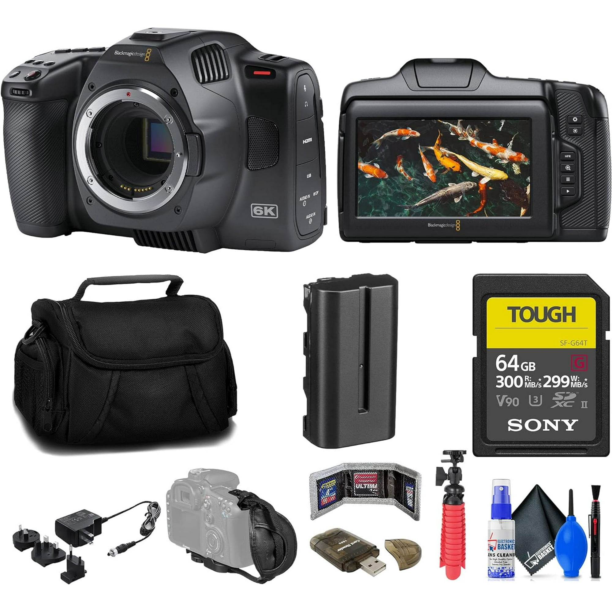 Blackmagic Design Pocket Cinema Camera 6K G2 + 64GB SF-G Tough