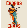 thumbnail image 2 of "Chords & Chaps" Cowboy Americana Adult Natural Crew Neck Short Sleeve Tee-XL, 2 of 2
