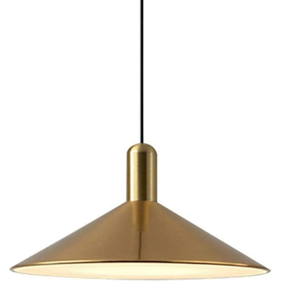 KCO Lighting Farmhouse Pendant Lighting Mid Century Modern Dome Pendant Light Gold Barn Hanging Light
