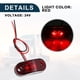 thumbnail image 5 of Luces de remolque LED universales para camiones Unique Bargains 24V, plásticas e impermeables | Luces de marcador rojas 2 piezas, 5 of 7