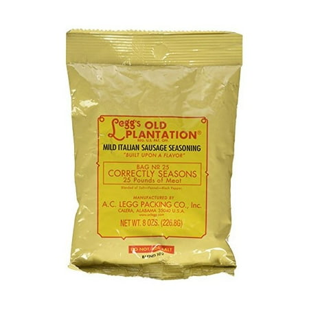Italian Mild Sausage - A.C. Legg INC Mild Italian Sausage Seasoning
