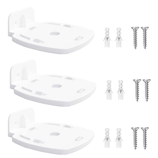 Wall Mount Bracket Holder Stand for Linksys Velop Dual-Band WiFi Router Protective Holder Bracket Stand,White(3 Packs)