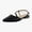 Black Leather, variant on Naturalizer Hawaii Women's Sandals Red Size 7 W