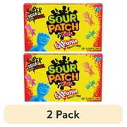 (2 pack) SOUR PATCH KIDS Extreme Sour Soft & Chewy Candy, 3.5 oz Box