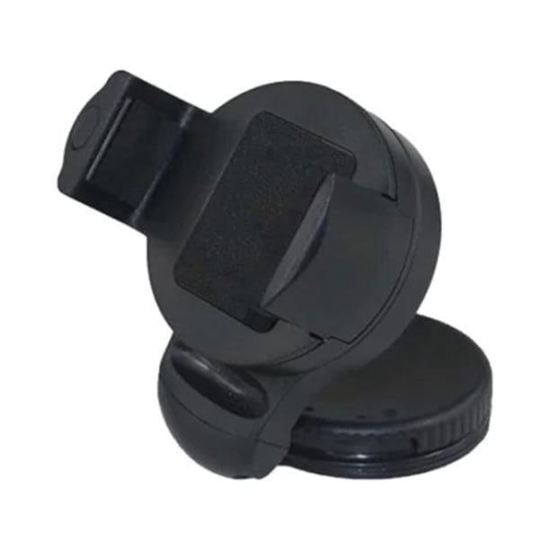 Soporte de ventosa mini giratorio de 360 grados para teléfono móvil, navegador de coche, dispositivo inteligente (negro)