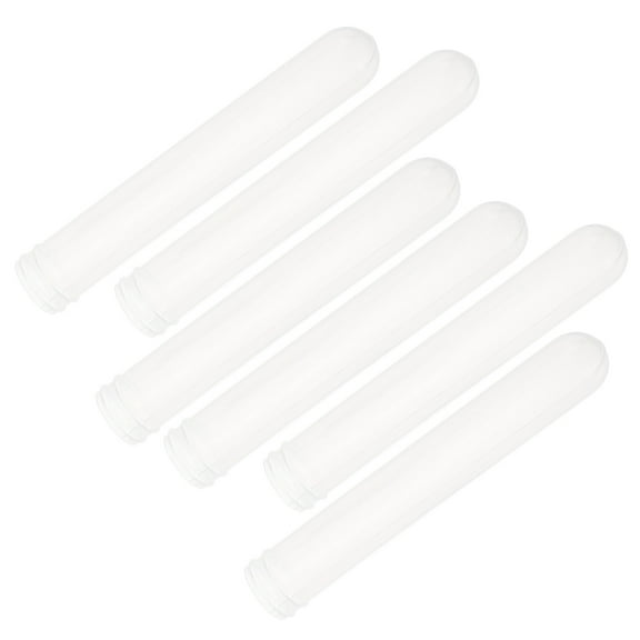 Soimiss Transparent Plastic Chemistry Test Tubes for Storage Use Lightweight Travel Friendly 500pcs
