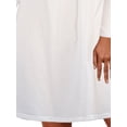 thumbnail image 4 of DYMADE Women Solid Casual V-neck Cold Shoulder Sleeve Dress, 4 of 4