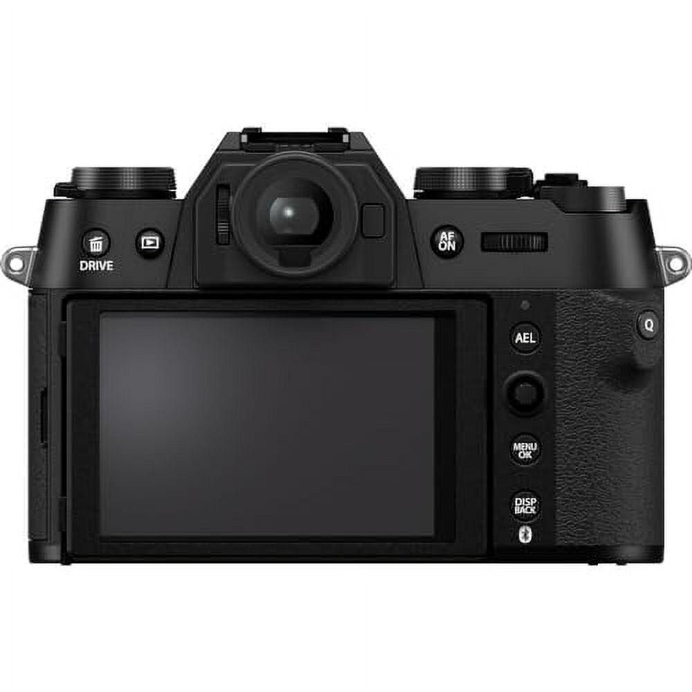 Fujifilm X-T50 Mirrorless Digital Camera XC15-45mmF3.5-5.6 OIS PZ Lens Bundle Kit With 64GB Memory Card + Mc Pro Filter Kit + Camara Bag + More Accessories - Charcoal Silver