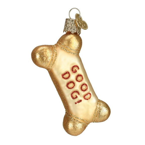 Old World Christmas Pet Accessories Glass Blown Ornaments for Christmas Tree Dog Biscuit