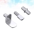 thumbnail image 1 of BRIGHTFUFU 60pcs Shelf Support Pin Stainless Steel Practical Design for Office Use Bookcases, 1 of 5