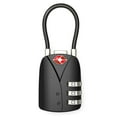 thumbnail image 1 of Security Hardware Accessories Anti-Theft Suitcase TSA Customs Password Lock 3-Digit Security Padlock Code Padlock Smart Combination Lock, 1 of 8