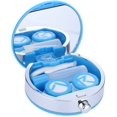 thumbnail image 1 of Contact Lens Case Box Holder Container Portable Soak Storage Kit with Mirror, 1 of 5