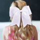 thumbnail image 3 of 12 Pcs Large Cheer Bows 8" Bulk Hair Bow Accessories with Ponytail Holder for Girls High School College Cheerleading, 3 of 4