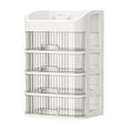 thumbnail image 3 of FcBaudy Cosmetic Storage Box Desktop Storage Dusted Proof Mask Lipstick Crossed Border Plastic Storage Shelf A receptacle, 3 of 7
