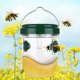 thumbnail image 3 of Trampa para abejas para exteriores, funciona con energía solar con luz LED, diseño colgante, trampa para abejas, trampas para insectos reutilizables para patio, jardín, atrapamoscas para ext, 3 of 4