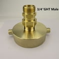 thumbnail image 3 of Brass Fire Hydrant Fitting 2-1/2" NST (NH) Female x 3/4" GHT Hose Fitting, 3 of 7
