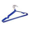 thumbnail image 4 of Paquete de 10 perchas multifuncionales antideslizantes, resistentes, aptas para ropa húmeda y seca (azul), 4 of 9