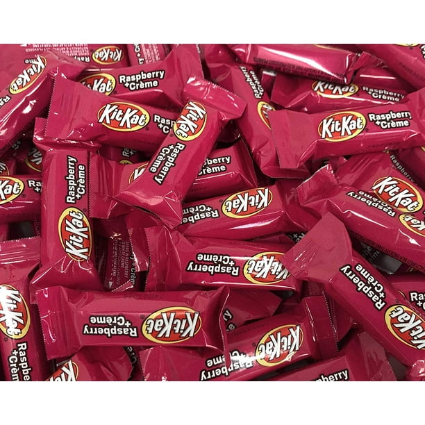 Pink Kit Kat Miniatures Raspberry Creme, Valentines Day Candy Bars