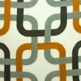 thumbnail image 3 of Parkland Collection Boxer Gray and Orange Decorative Throw Pillow, 20 x 20 Cotton Square Pillow, 3 of 7