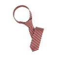 thumbnail image 1 of Corbata de rayas de INSPIRE CHIC para hombres, corbatas delgadas autoadhesivas para ocasiones formales e informales, Rojo, Talla única, 1 of 1