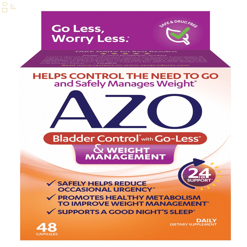 AZO Bladder Control and Weight Management Dietary Supplement, Reduces