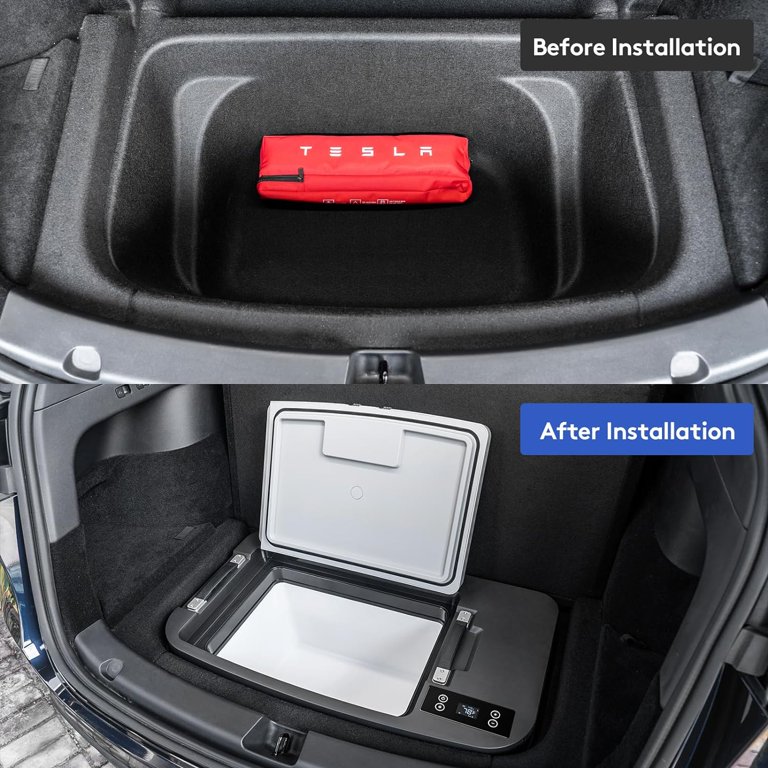 Tesla Model Y トランク フリーザー Amazon.com: Tesstudio Car Refrigerator for Tesla Model Y 21