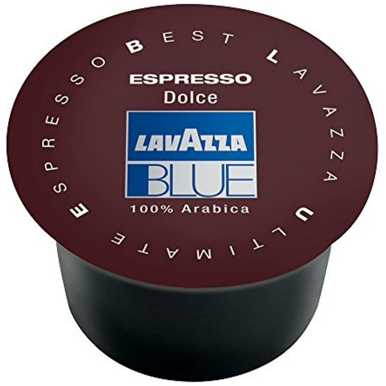 Lavazza Blue Capsules, Espresso Dolce Coffee Blend, Medium Roast,  28.2-Ounce Boxes (Pack Of 100)