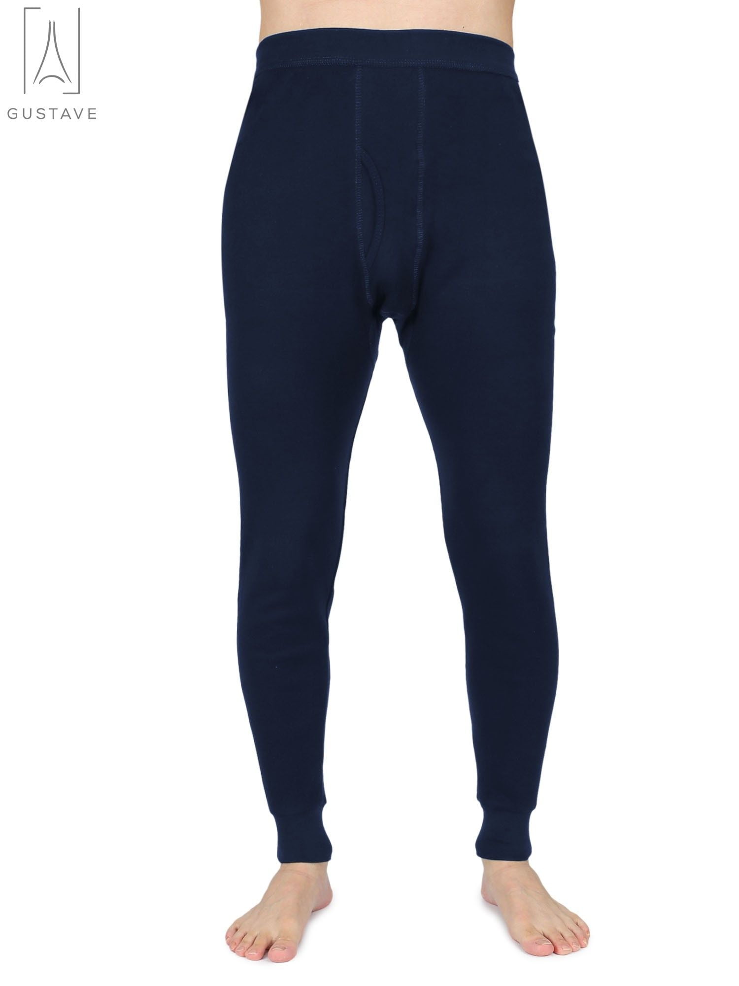 Gustave Men's Classic Thermal Underwear Bottom Ultra Soft Long Johns