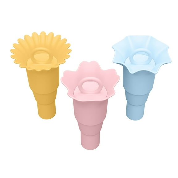 i Kito Ice Pop Molds Silicone Ice Cream Mold with Covers, 3pack Reusable Ice Popsicle Mold Freezer for Kids