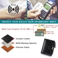 thumbnail image 6 of FALAN MULE Small Wallet for Women Genuine Leather Bifold Purse RFID Blocking Card Holder, 6 of 6