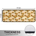 thumbnail image 5 of Kitchen Rugs Sets Of 2,Beige Sunflower Cluster Pattern Anti Fatigue Kitchen Mat Rugs Non Slip Washable,Decorative Kitchen Floor Mats for Kitchen,Sink,Laundry,17"x47"+17"x47", 5 of 5