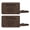 Brown, variant on Gifts for Granny Like Wise Old Owl Less Feathers Beak and Stuff 2-pack Laser Engraved Leatherette Luggage Tags Black